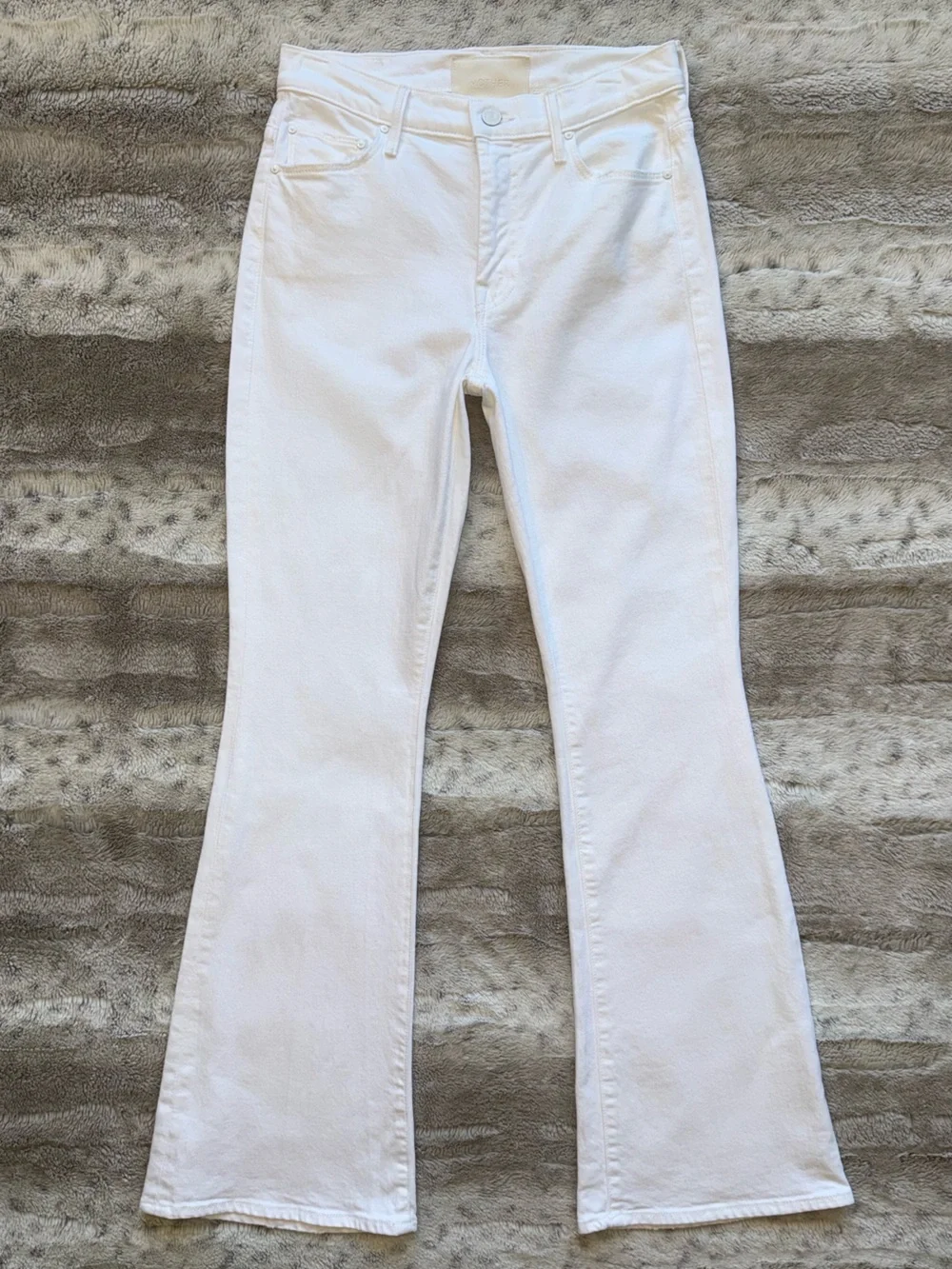 MOTHER Superior The Weekend Flare Jeans in Totally Innocent Size 27 - Picture 5 of 16